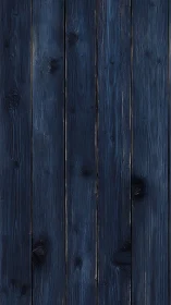 Dark blue wooden plank wall background texture pattern.
