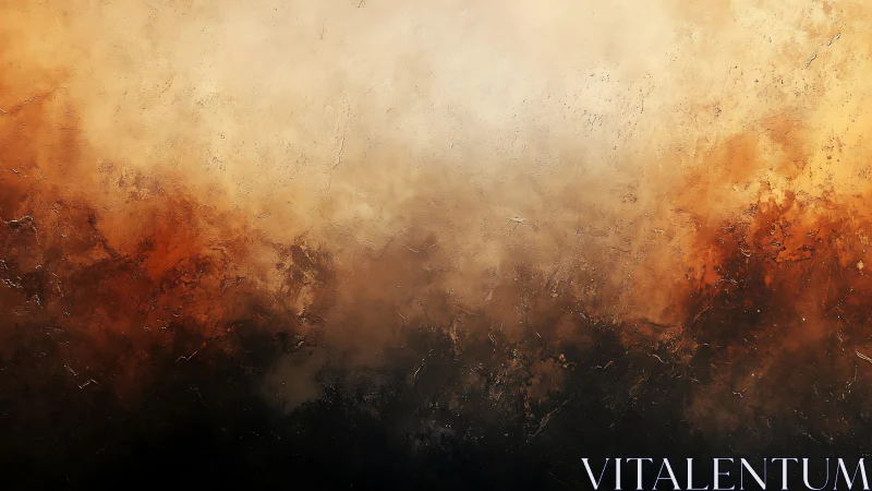 Textured abstract gradient with warm ochre and deep umber tones