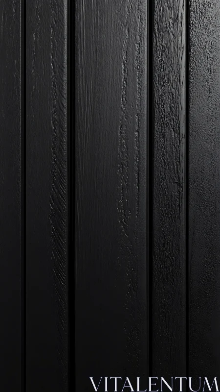Textured black vertical wood planks with subtle sheen effect.