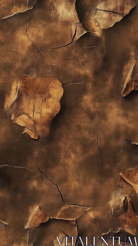 Weathered cracked leather texture in warm brown tones.