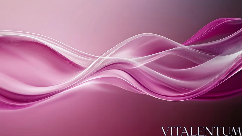 Flowing magenta light waves on soft gradient backdrop.