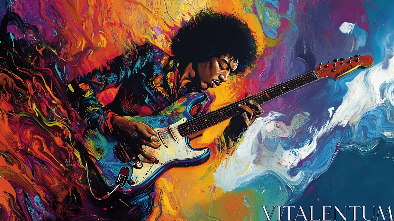 Electric solos melt into swirling nebulae of molten paint