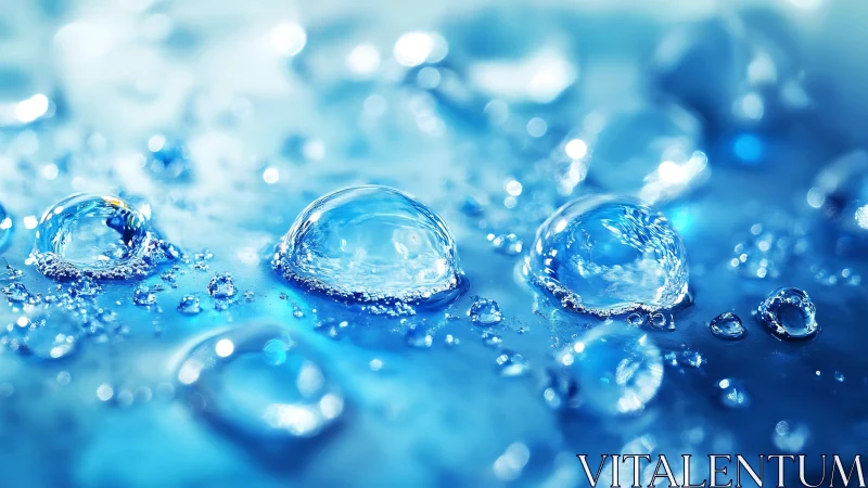 Crystal water domes glimmer across a neon blue dreamscape.