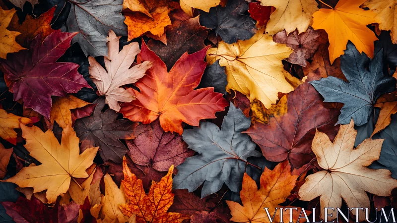 Warm autumn leaves create a cozy blanket of rich color