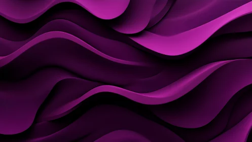 Flowing Abstract Purple Waves with Modern 3D Effect.