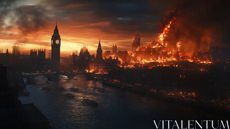 London's Apocalyptic Inferno: Westminster Under Siege