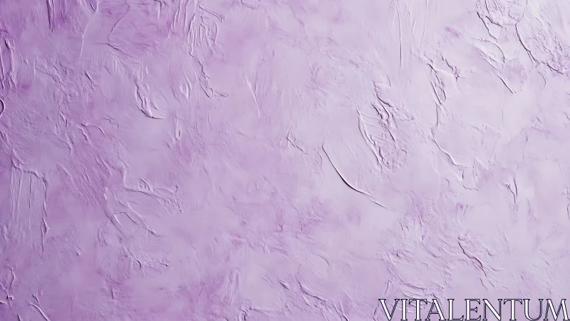 Textured pastel lavender plaster wall surface fills frame
