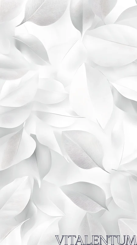 Soft white leaves drifting in a calm, airy daydream.