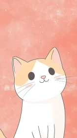 Adorable Orange and White Kitten with Sparkling Wonder.