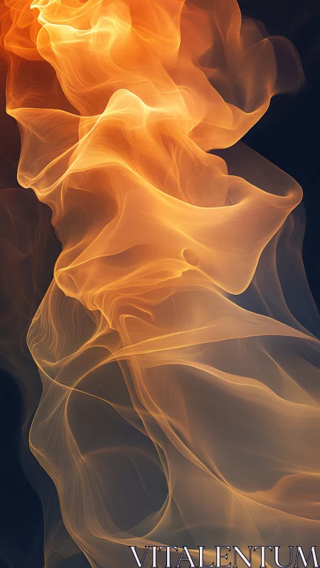 Luminous Fluid Dynamics Abstract Art