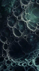 Nebulous Bubble Web Spiraling Into a Dreamlit Abyss.