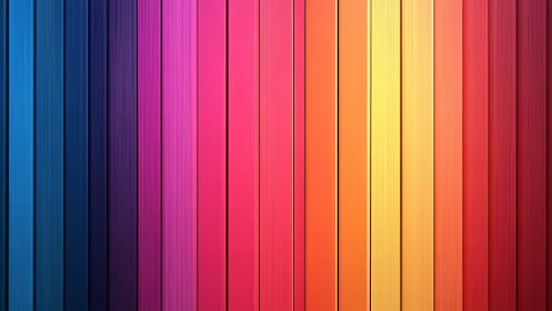 Chromatic vertical panels in full-spectrum gradient alignment.