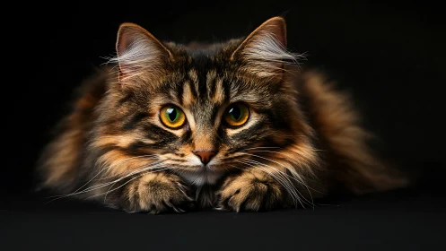 Meet This Striking Tabby Cat With Mesmerizing Golden Eyes