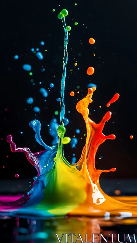 High-speed capture records multicolor liquid splash dynamics