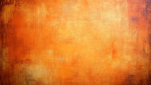 Sunlit ember canvas of brushed orange glow and warmth.