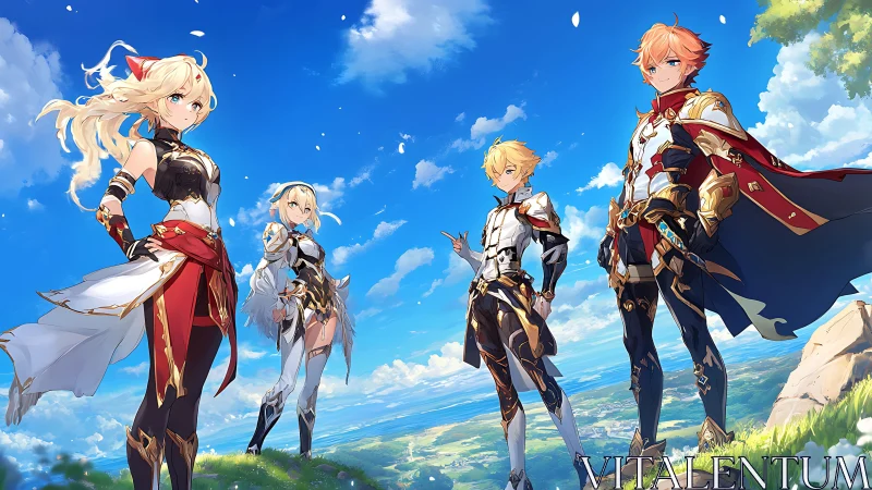 Sky-high heroes trade sunlight and steel above valley winds