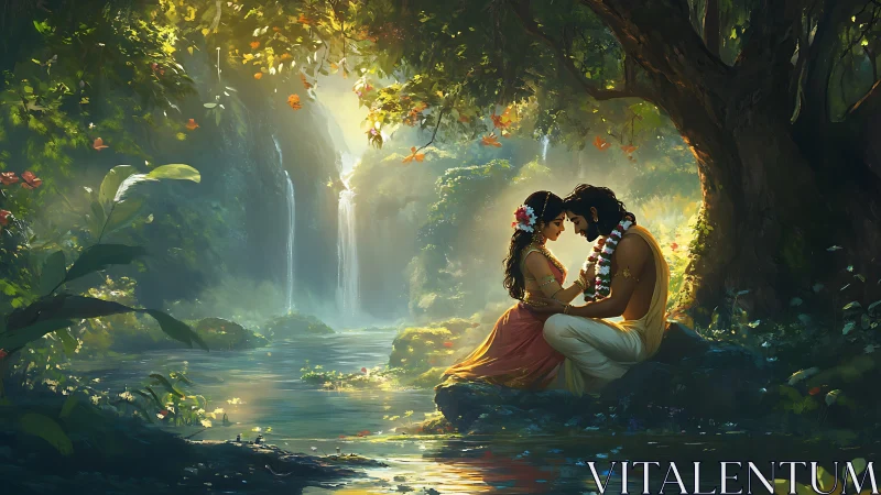 Enchanted Reunion by Twilight Waterfall. Secret.