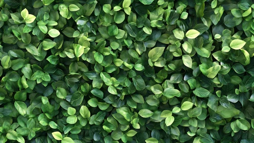 Dense layered foliage texture with high-frequency green leaf pattern
