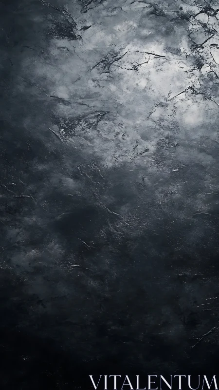 Dark textured surface shows irregular light dispersion patterns