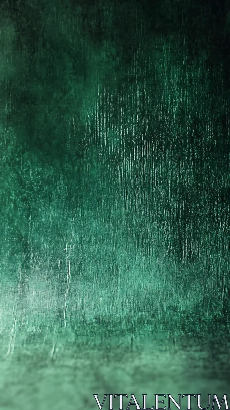 Emerald vertical texture field with gradated reflective surface.