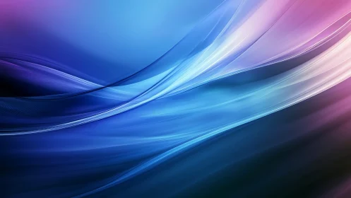 Iridescent waveforms sweep across a neon gradient field.