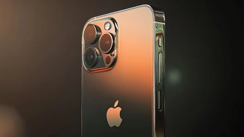 Sunset iPhone Symphony: Premium Glass and Gleaming Lenses.