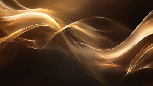 Silken light rivers weave quietly across a smoky dusk