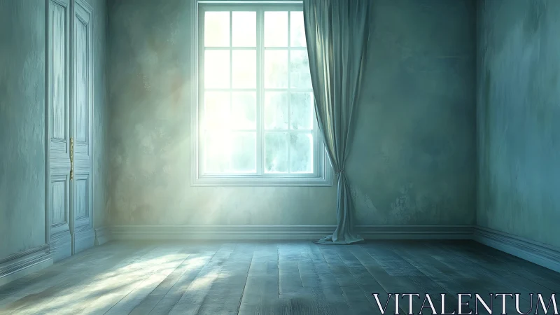 Gentle morning light filling a quiet, hopeful empty room.