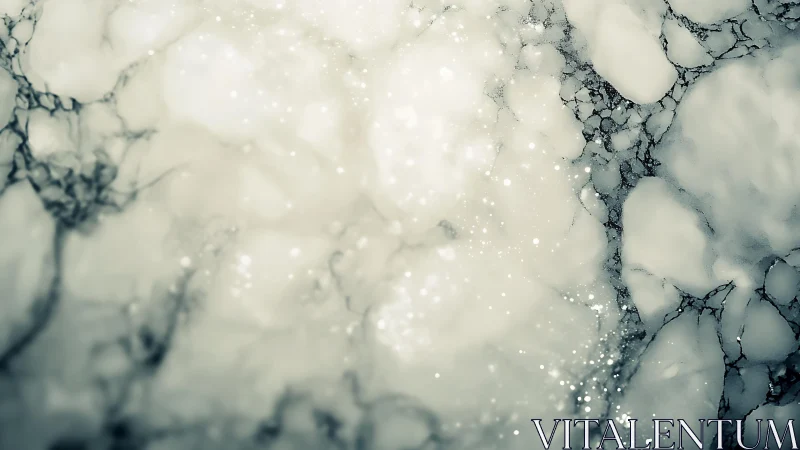 Abstract white marble texture with sparkling light effect.