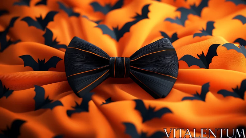 Spooktacular Bow Tie Swarm: Halloween's Darkest Fashion Statement.