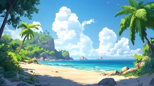 Paradise Found Where Turquoise Waves Kiss Sandy Dreams