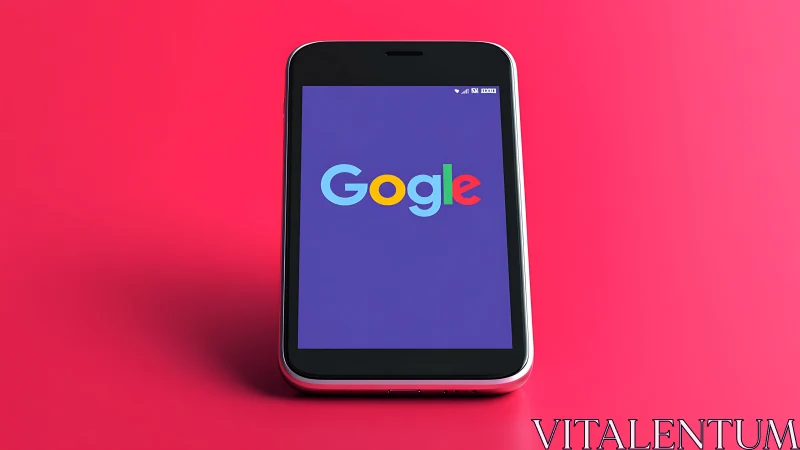 Google Logo Displayed on Smartphone Screen.