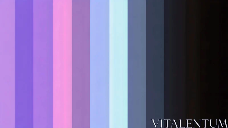 Vertical gradient stripes from lavender to deep charcoal tones