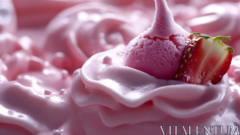 Strawberry swirl kingdom crowns creamy pink waves in gloss