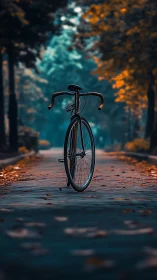 Solitary Road: A Bicycle's Autumn Journey.