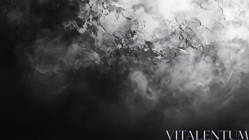 Gentle storm of smoke and shadow drifting into silence.