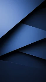 Layered diagonal blue planes in minimal abstract composition.