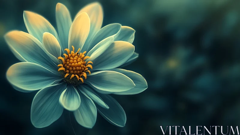 Pale Petaled Beauty Glowing in Soft Light.