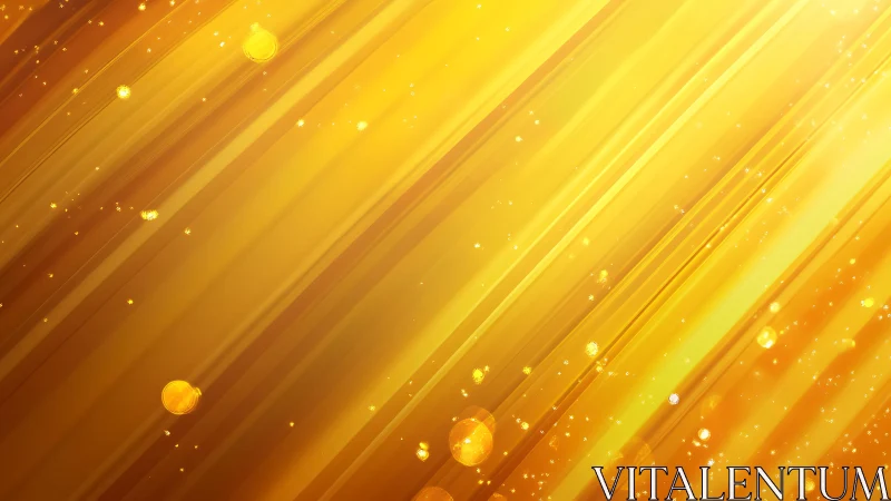 Radiant golden light rays abstract background with glowing sparkles.