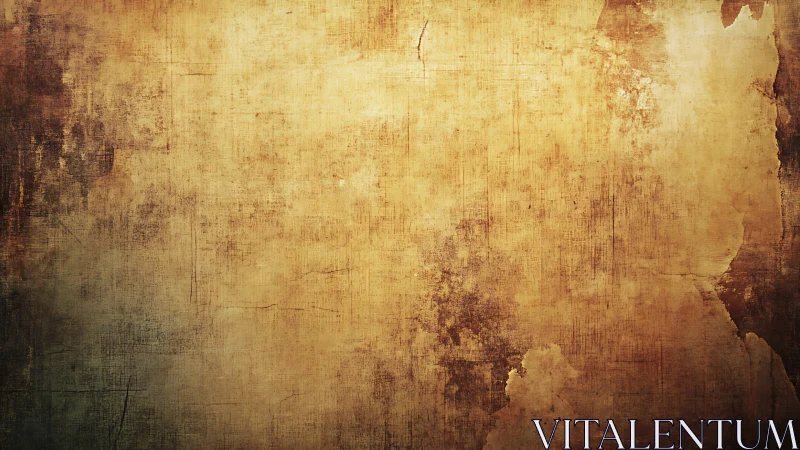 Grungy aged paper texture shows worn stained parchment surface