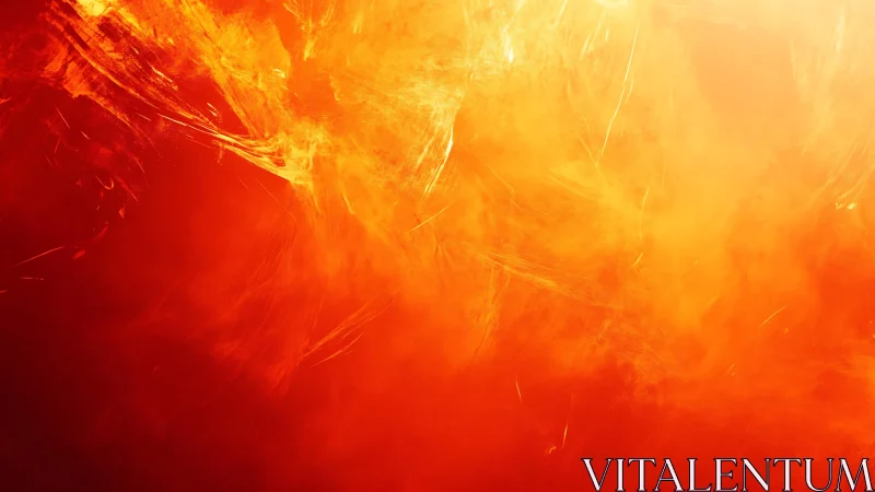 Intense fiery abstract background with vivid red and orange tones.