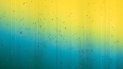 Vertical gradient panels with condensed water droplets