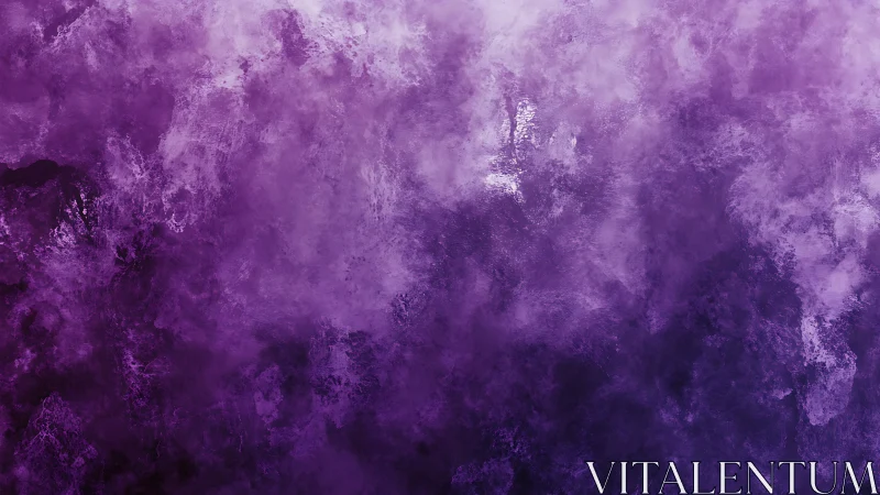 Violet nebula mist quietly swirls across a textured void