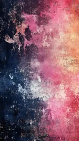 Nebula-scarred wall where midnight collides with sunrise.