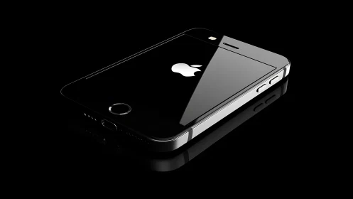 iPhone 4S product visualization with technical perspective.