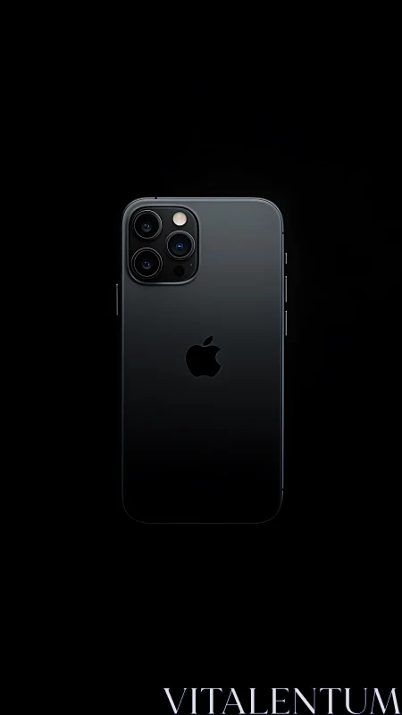 Apple iPhone 12 Pro Max Space Black Rear Profile with Quad Camera Module