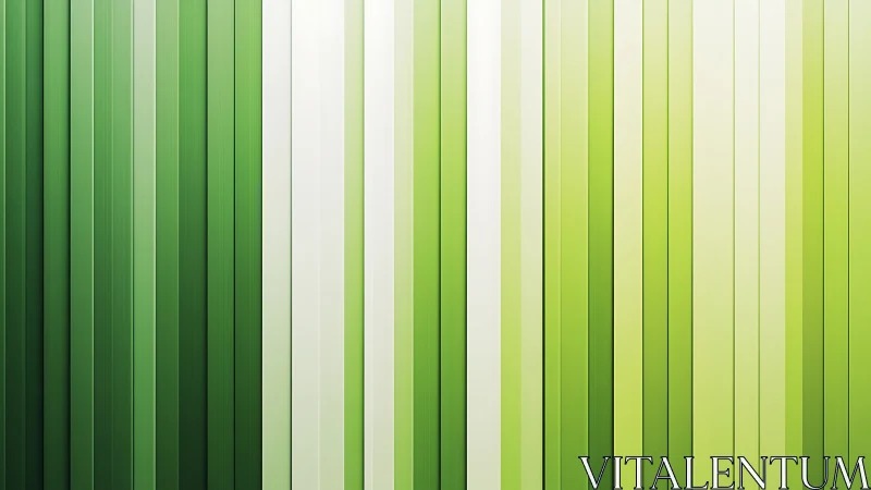 Emerald gradient choir of vertical stripes humming softly.