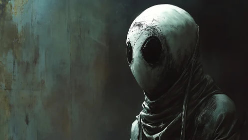 Quiet watcher in a tattered cloak of distant worlds.