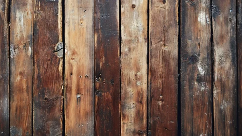 Weathered wooden boards tell a warm story of rustic charm