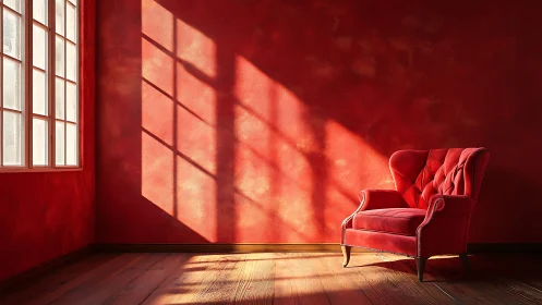 Radiometric daylight geometry across red interior envelope.